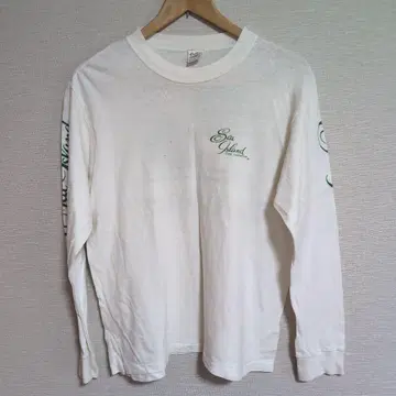 80s made in USA 챔피온 롱t 트리코 태그