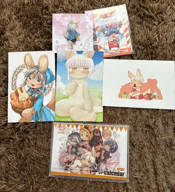 메이드 인 어비스 달력 나나치 특전 엽서 스티커