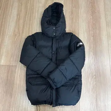 THE NORTH FACE 후드 부착 다운 자켓 블랙 NY81931