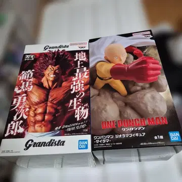 바키 원펀맨 피규어 2세트 묶음 판매