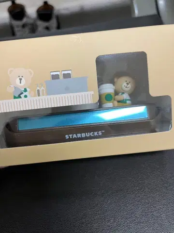 [ 한국 한정판 ] STARBUCKS 베어리스타 번호판 스벅