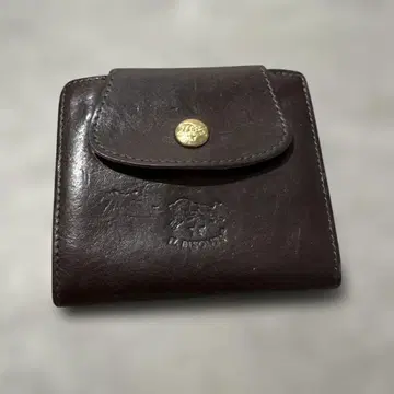 일비종떼 접이식 지갑 가마구치 IL BISONTE