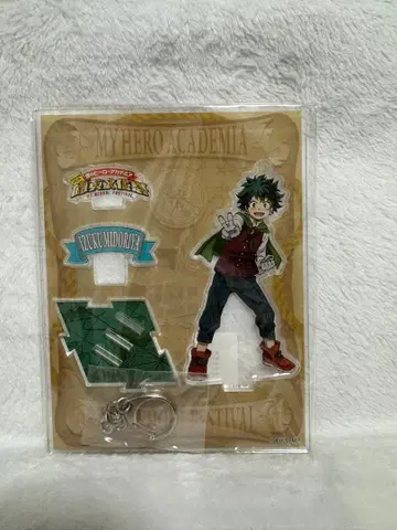 나의 히어로 아카데미아 유에이 문화제 아크릴 스탠드 키링 미도리야 이즈쿠