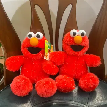 엘모 반짝반짝 봉제 인형 2체 세트