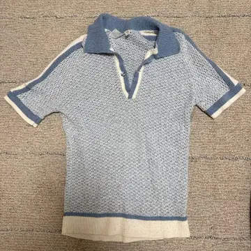 여름 니트 반팔 구제 의류