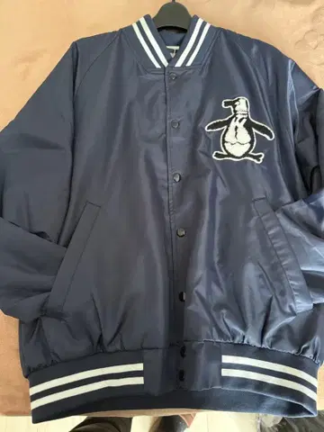 완판템! 펭귄 문싱웨어 바시티 자켓 L 사이즈 네이비