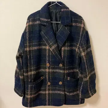 체크 체스터 코트