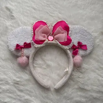 디즈니 머리띠 핑크 귀찌