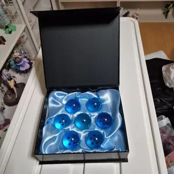 드래곤볼 구슬 7구 세트 파랑 블루