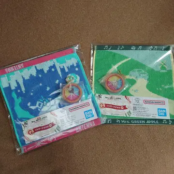 미세스 1번 복권 아크릴 참 2개 자카드 타월 2개