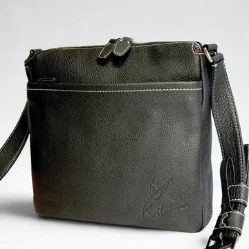 새상품급 키타무라 숄더백 타카다 준지 프로듀스 레어 가죽 주름 가죽 블랙