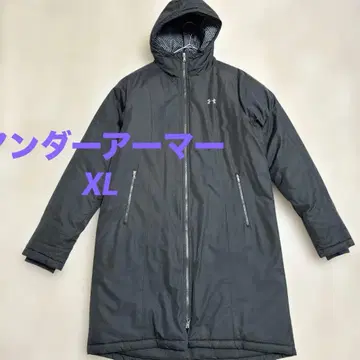언더아머 골드 기어 벤치 코트 손세탁 가능 스포츠 XL 롱 코트