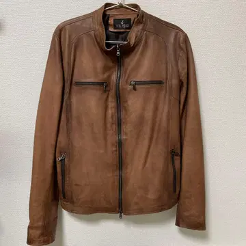 VERAPELLE 가죽 자켓 싱글 라이더 자켓 이탈리아제