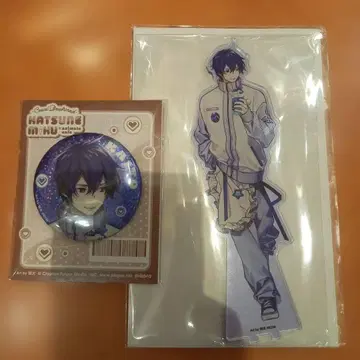 애니메이트 카페 KAITO 캔 배지 아크릴 스탠드