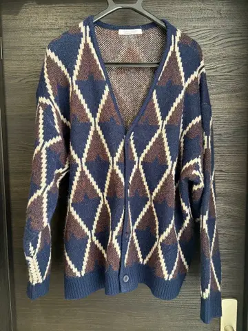 JOURNAL STANDARD 기하학 패턴 가디건 M