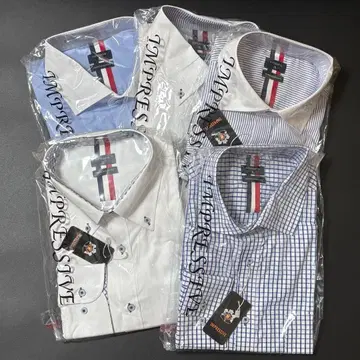 3L 사이즈 5매 세트 와이셔츠 남성용 긴팔 비즈니스 와이셔츠