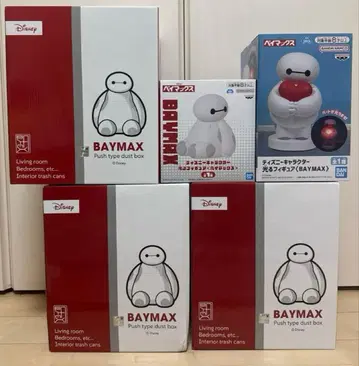 베이맥스 BAYMAX 더스트 박스 빛나는 피규어 5개 묶음 판매