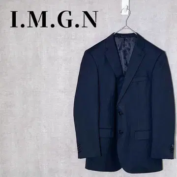 I.M.G.N 아오야마 양복 울 100% 테일러드 자켓 블랙 사이즈 A5