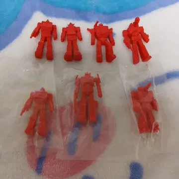 트랜스포머 근육맨 지우개 7체 세트