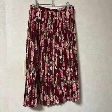 TOMORROWLAND 플리츠 스커트 꽃무늬