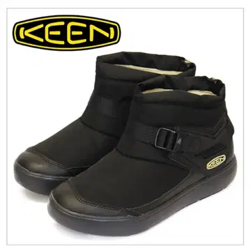 새상품급 KEEN 블랙 슬립온 부츠 24 24.5 23.5
