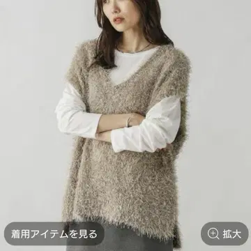 글로벌 워크 사라사라 샤기 베스트 short