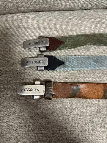 HYDROGEN 캐주얼 벨트 3개 세트