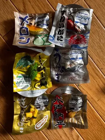 스누피 스트랩 펩시 덤 6개 세트