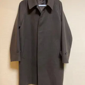 브라운 래글런 슬리브 트렌치코트