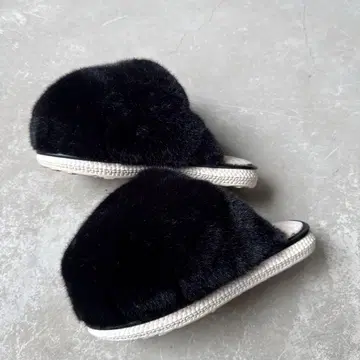 빈티지 슈퍼 볼륨 퍼 샌들