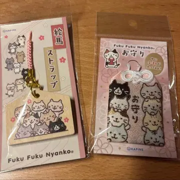 복복이 냥코 에마 스트랩 부적