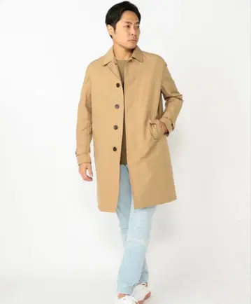 빔즈 스텐카라 코트 베이지 L 사이즈