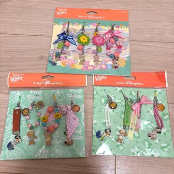 [ 미사용 ] 더피 스프링 보야지 스트랩 세트 도쿄디즈니씨