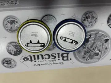 디즈니 캐릭터 캔뱃지 2개 세트
