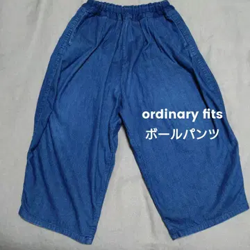 오디너리 핏츠 볼 팬츠 데님 블루