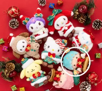 [ 미개봉 새상품 ] 리틀트윈스타 키키 마스코트 홀더 ( 크리스마스 )