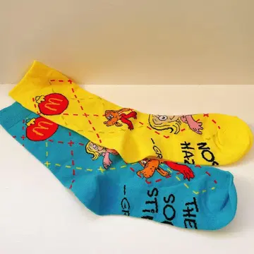 그린치 맥도날드 콜라보 양말 아메토이