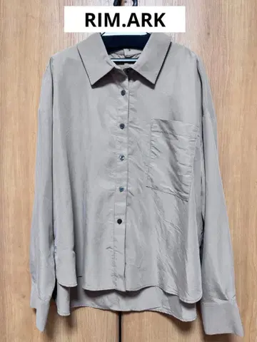 [새상품급] RIM.ARK 베이지 셔츠 25년 봄 구매