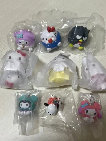 헬로키티 등 캡슐 토이 9개 세트