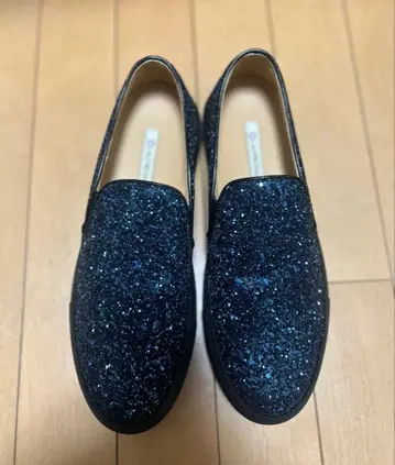 로드레 슈즈 네이비 글리터 슬립온 39