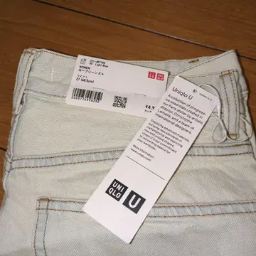 유니클로 유니클로 유 커브 청바지+ 27인치