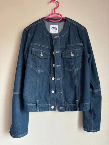 ZARA 다크 블루 데님 자켓
