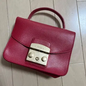 FURLA 레드 핸드백