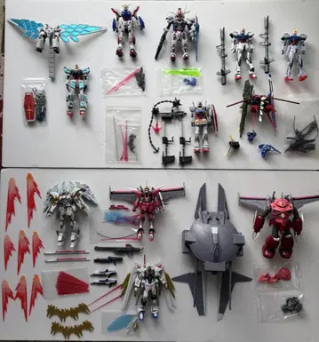 건담 프라모델 완성품 세트 정크