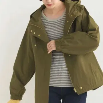 OMNES 발수 가공 마운틴 후드티