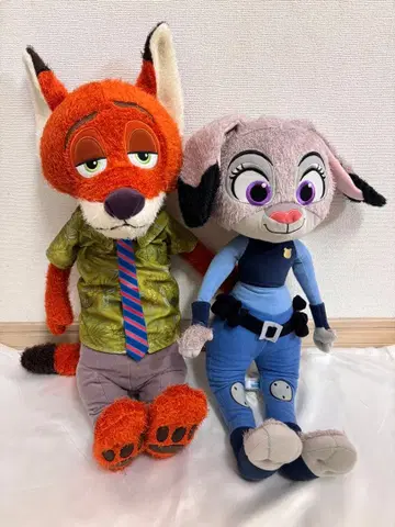 주토피아 닉 주디 봉제 인형 점보