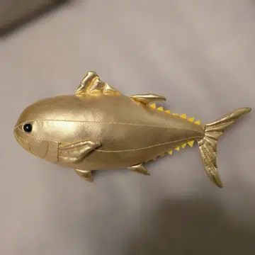 골드 물고기 모양 봉제 인형 참치