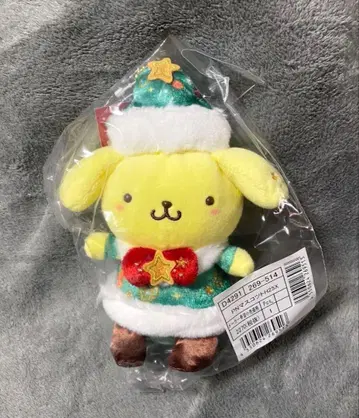 산리오 폼폼푸딩 마스코트 키링 크리스마스