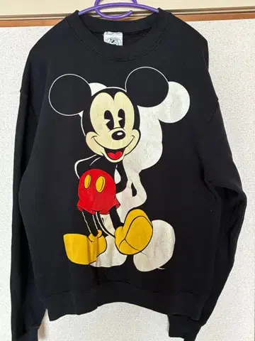 80s 90s Disney 미키 맨투맨 올드 미키