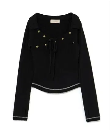 ANDMARY Anita button knit tops